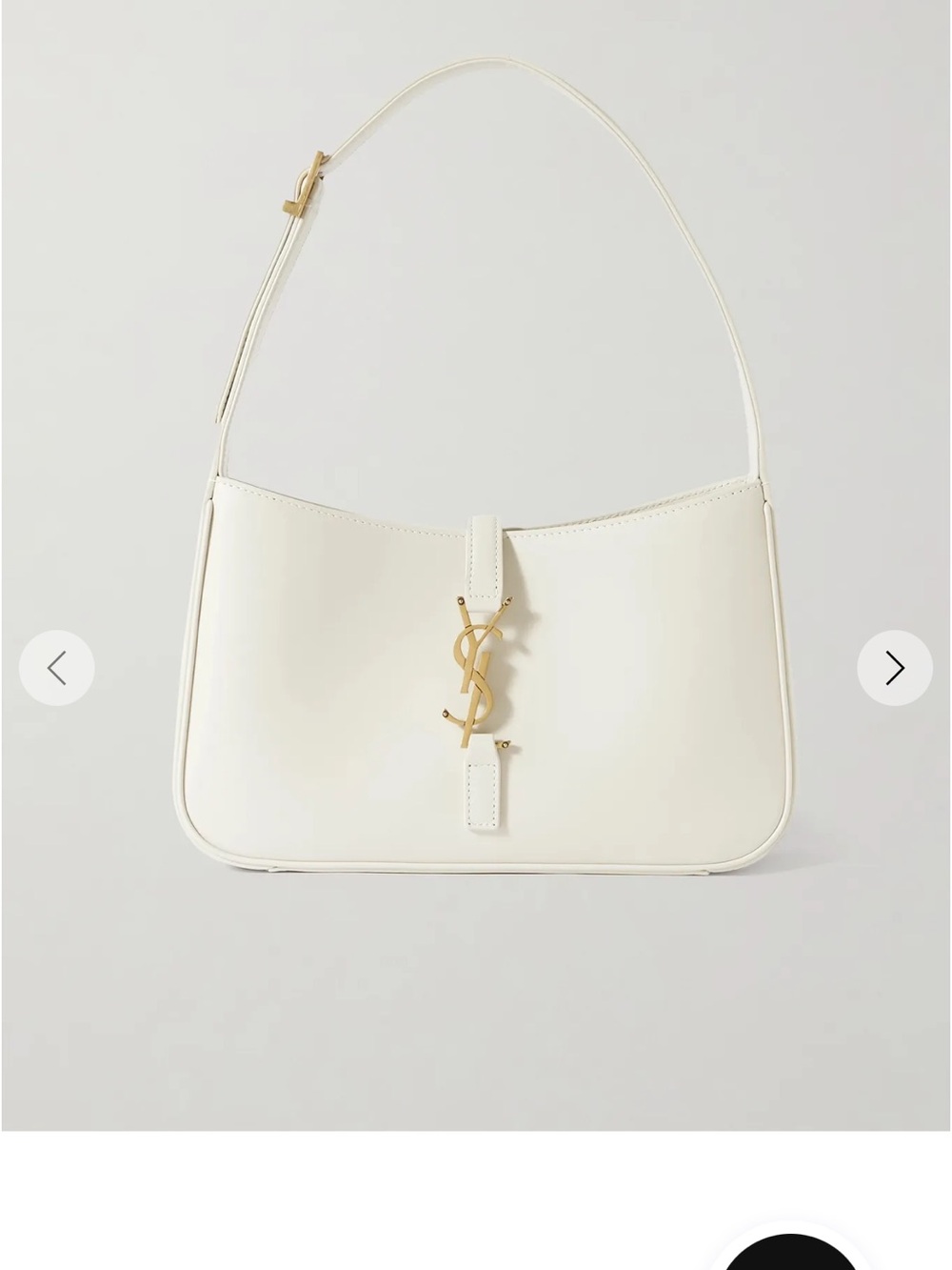 Saint Laurent Le 5 A 7 Hobo shoulder bag white